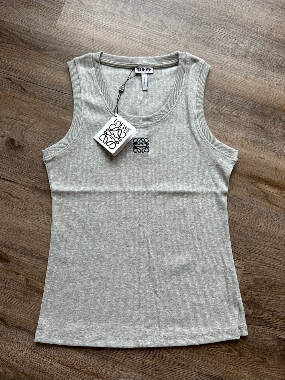 Loewe Light Gray Logo Tank Top
